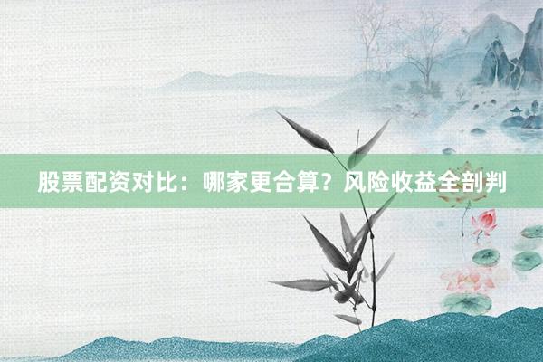 股票配资对比：哪家更合算？风险收益全剖判