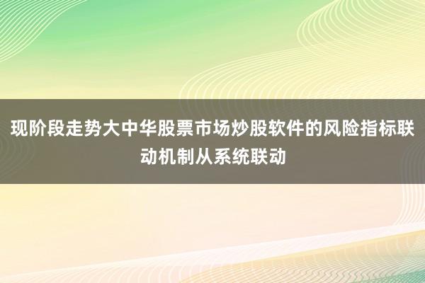 现阶段走势大中华股票市场炒股软件的风险指标联动机制从系统联动